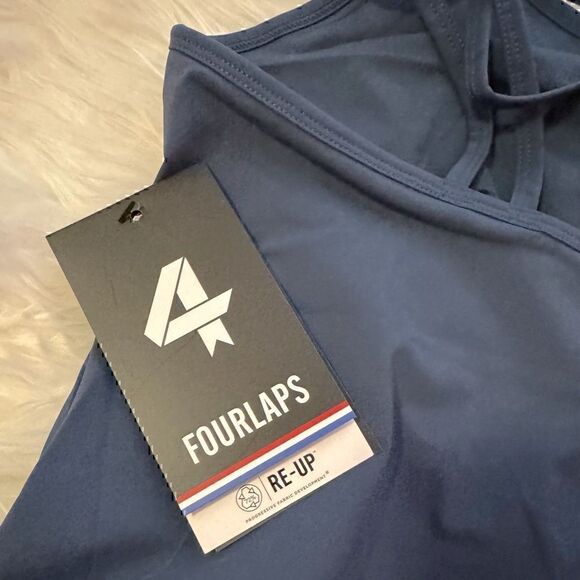 NWT Four Laps Vitality Tennis Dress in Midnight Navy Size Medium - Picture 5 of 6